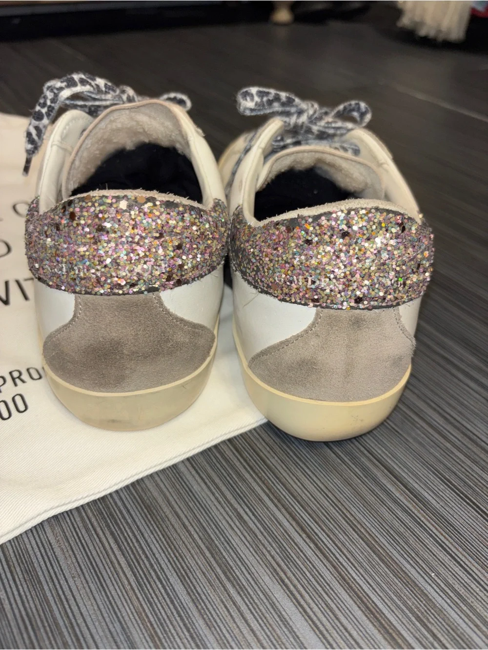 Golden Goose Super-Star Sneaker Multicolored Glitter Star